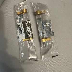 15 GlideRite Lucite Gold Bar Drawer Pulls 5 7/8”L x 1/2” Thick Bar